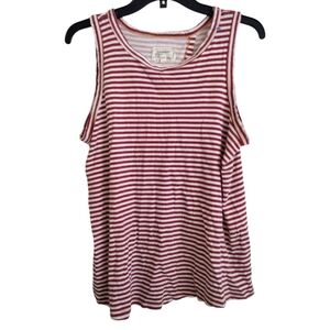Current/Elliott The Crossback Muscle Tee Birkin Stripe Size 3 (Large)